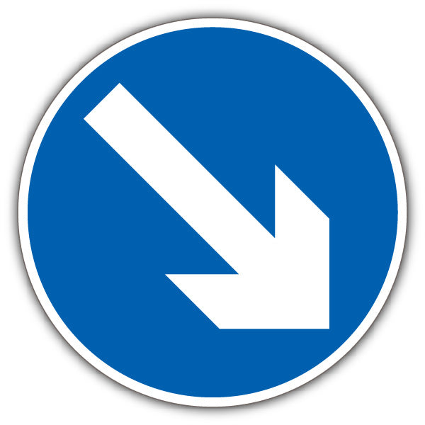 Keep Right Arrow