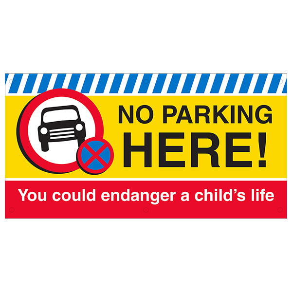 No Parking Here – Banner