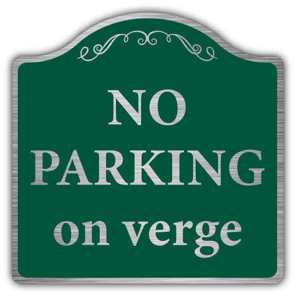 No Parking On Verge – Prestige Sign