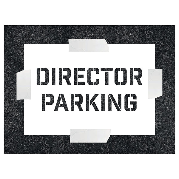 Director Parking – Stencil