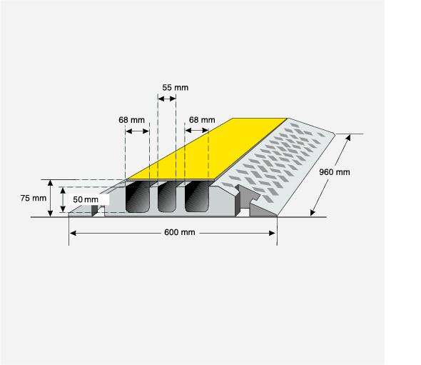 TRAFFIC-LINE Large Cable Ramps