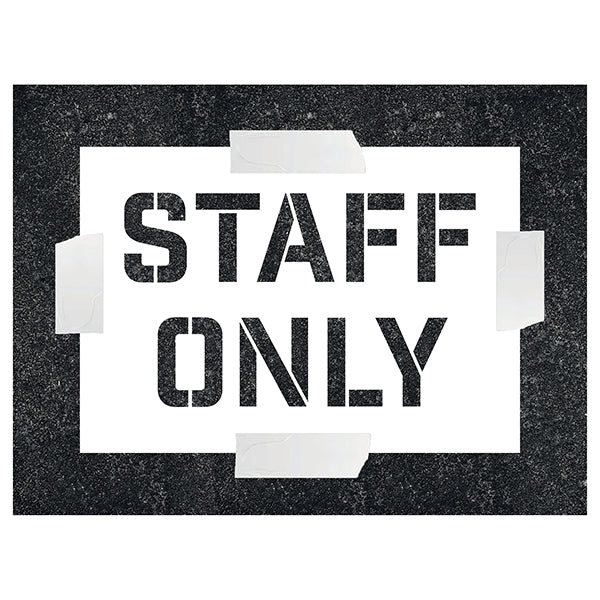 Staff Only – Stencil