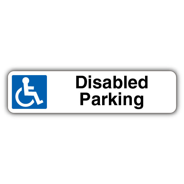 Disabled Parking – Mandatory Disabled – Kerb Sign