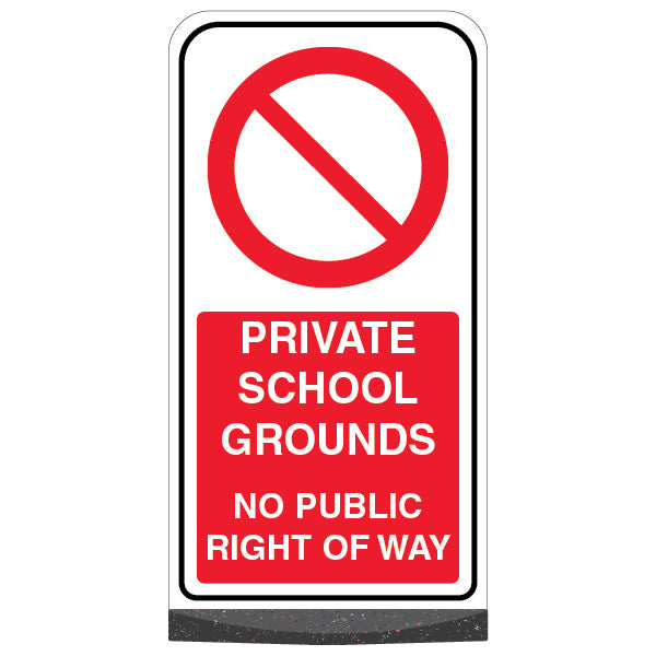 Private School Grounds – No Public Right Of Way