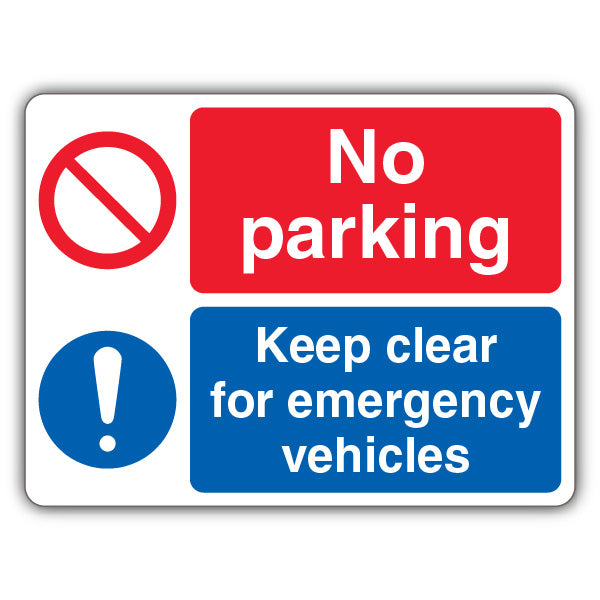 No Parking Emergency Vehicles – Prohibition/Mandatory – Landscape