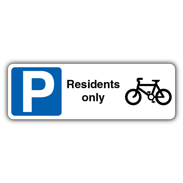 Residents Only – Black Bicycle/Mandatory Parking