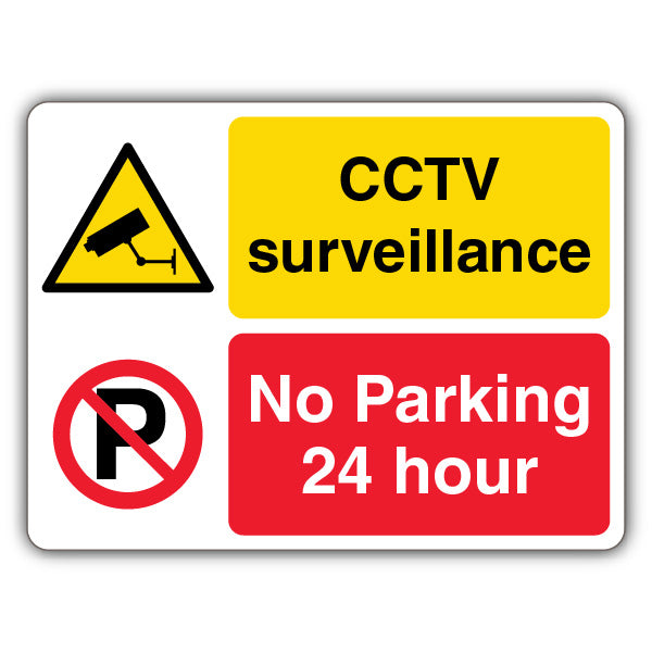 No Parking 24 Hr CCTV Surveillance – CCTV/No Parking – Landscape