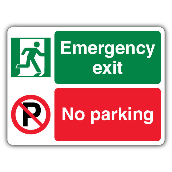 Emergency Exit No Parking – Fire Escape/No Parking – Landscape