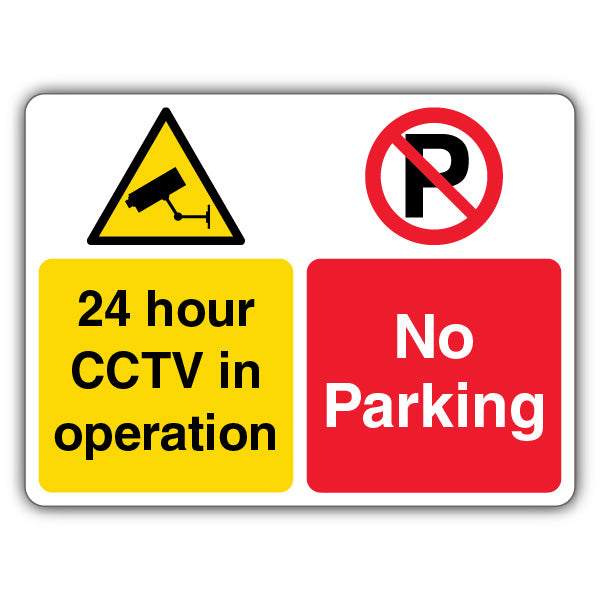 No Parking 24 Hour CCTV In Operation – CCTV/No Parking