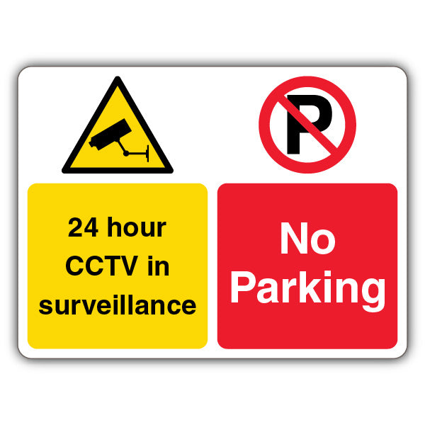 No Parking 24 Hour CCTV Surveillance – CCTV/No Parking