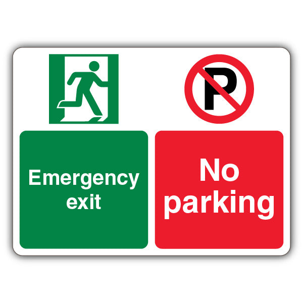 Emergency Exit No Parking – Fire Escape/No Parking