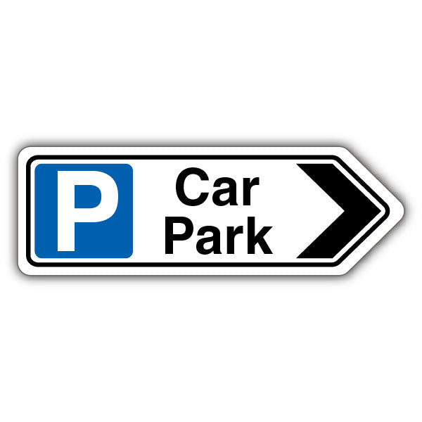 Car Park – Chevron/Mandatory Parking – Arrow Right
