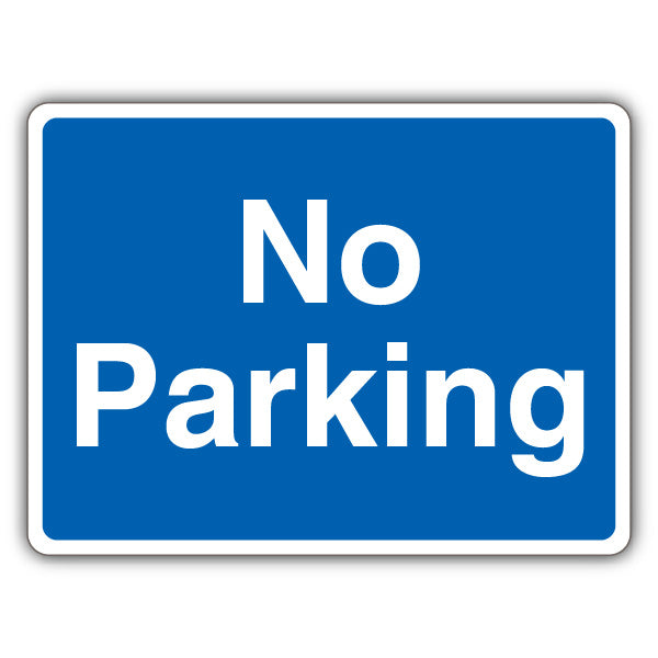 No Parking – Blue Landscape