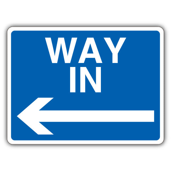 Way In – Arrow Left