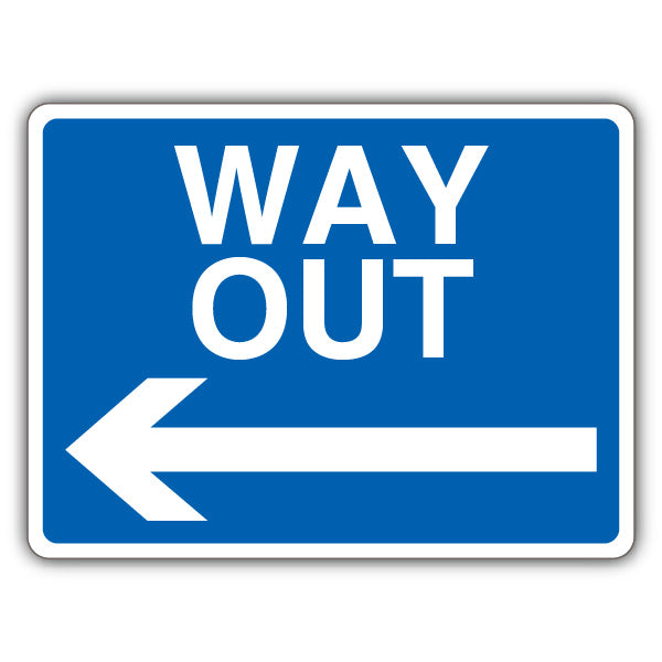 Way Out – Arrow Left