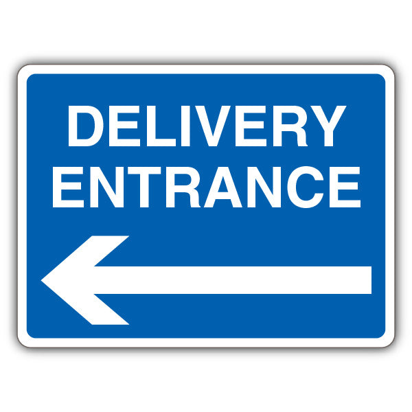 Delivery Entrance – Arrow Left