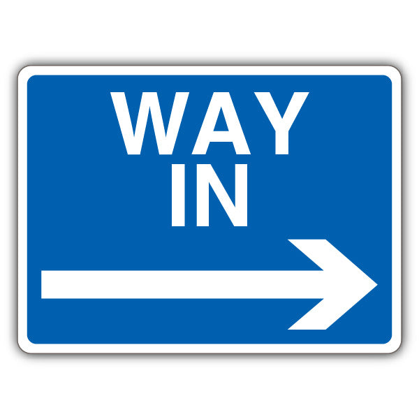 Way In – Arrow Right