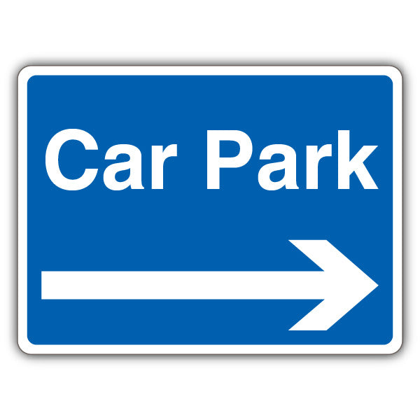 Car Park – Blue Arrow Right