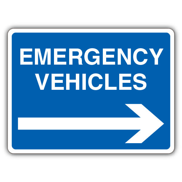 Emergency Vehicles – Arrow Right