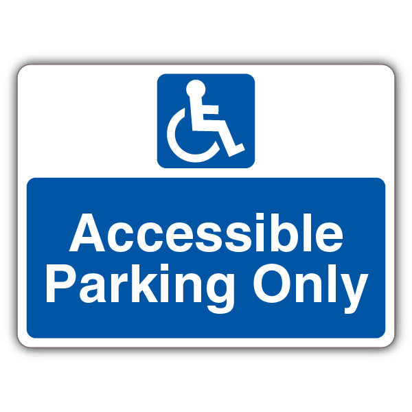 Accessible Parking Only – Landscape