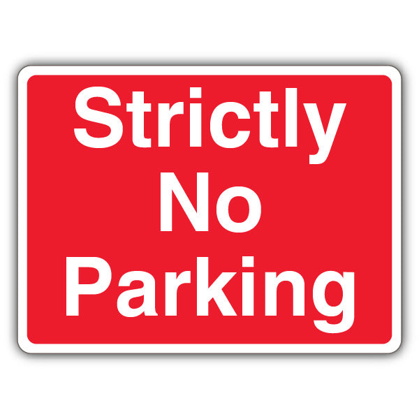 Strictly No Parking – Red Landscape