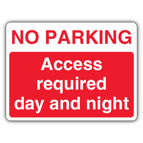 No Parking Access Required Day And Night – Landscape