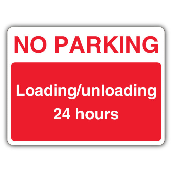 No Parking Loading/Unloading 24 Hours – Landscape