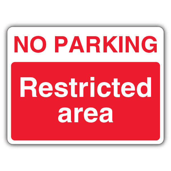 No Parking Restricted Area – Landscape