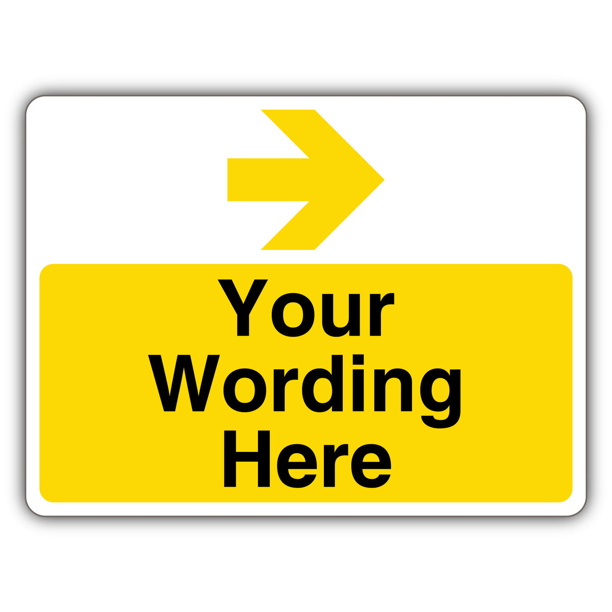 Custom – Green Yellow – Arrow Right – Landscape