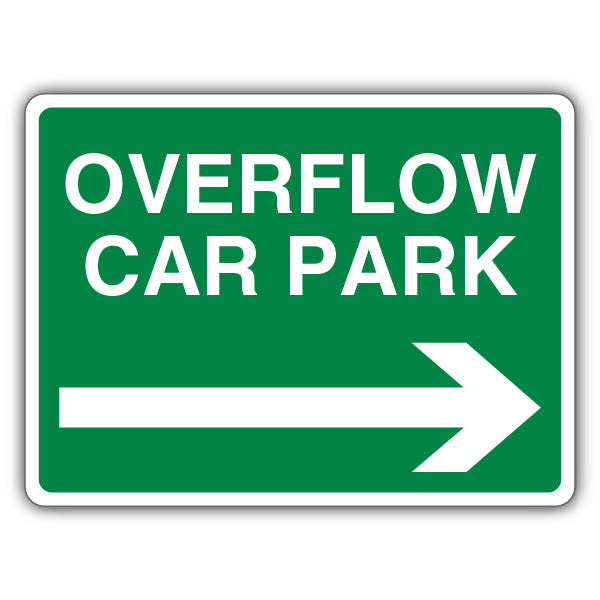 Overflow Car Park – Arrow Right – Landscape
