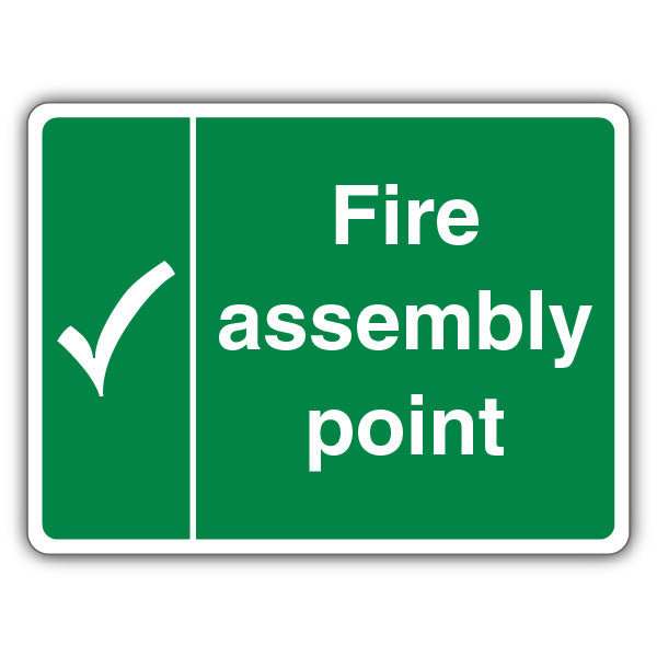 Fire Assembly Point – White Tick