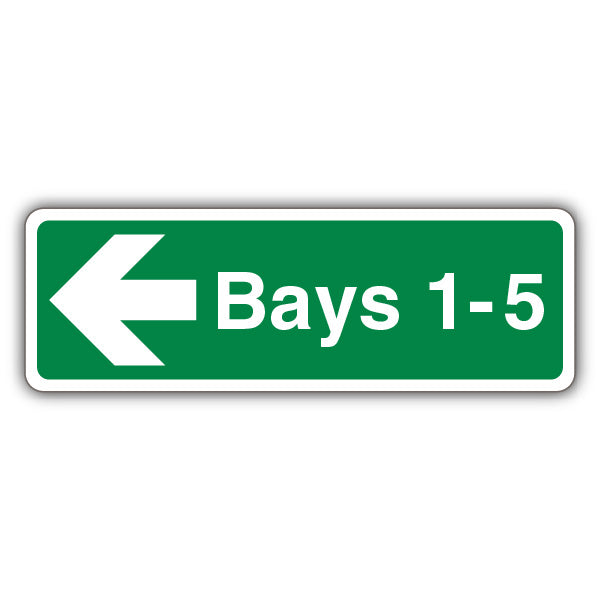 Bays 1-5 – Arrow Left