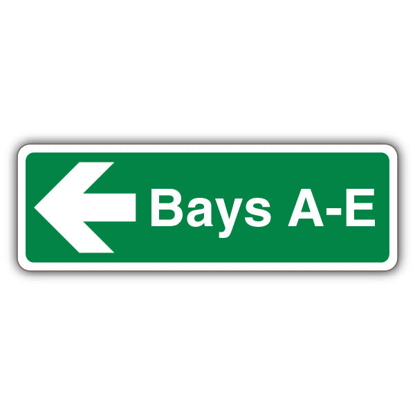 Bays A-E – Arrow Left