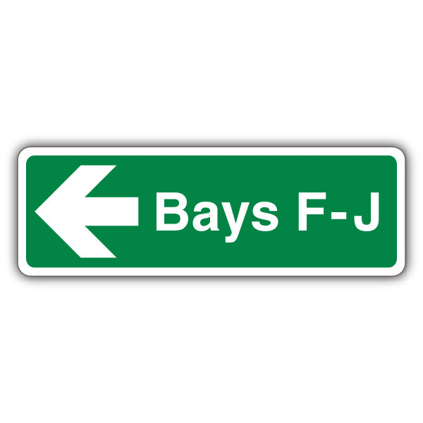 Bays F-J – Arrow Left