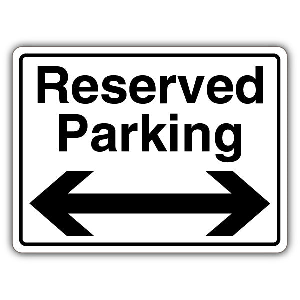 Reserved Parking – Arrow Left/Right