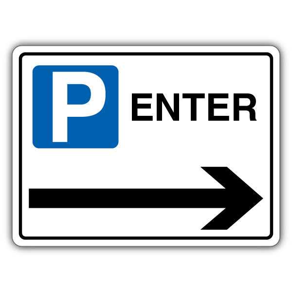 Enter – Mandatory Blue Parking – Landscape