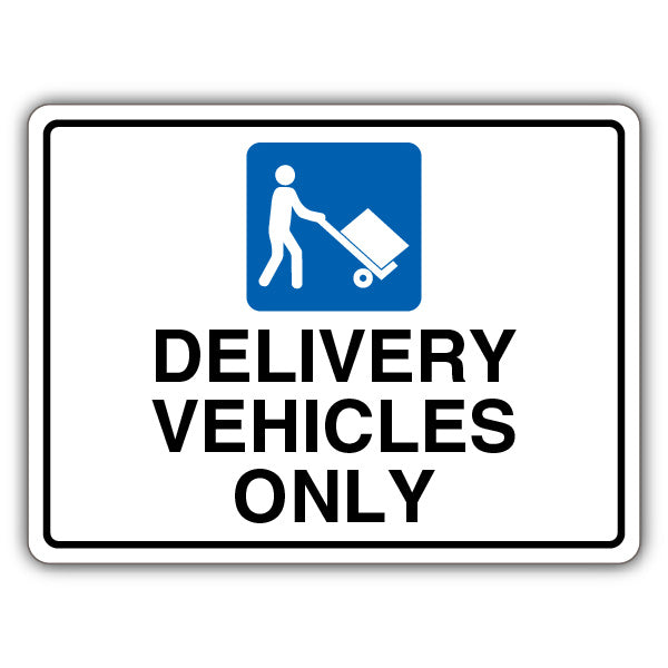 Delivery Vehicles Only – Mandatory Loading Vehicle – Landscape