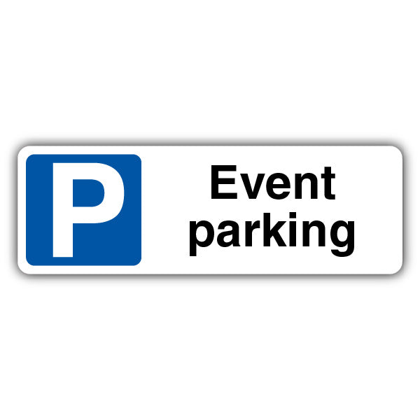 Event Parking – Mandatory Blue Parking – Landscape