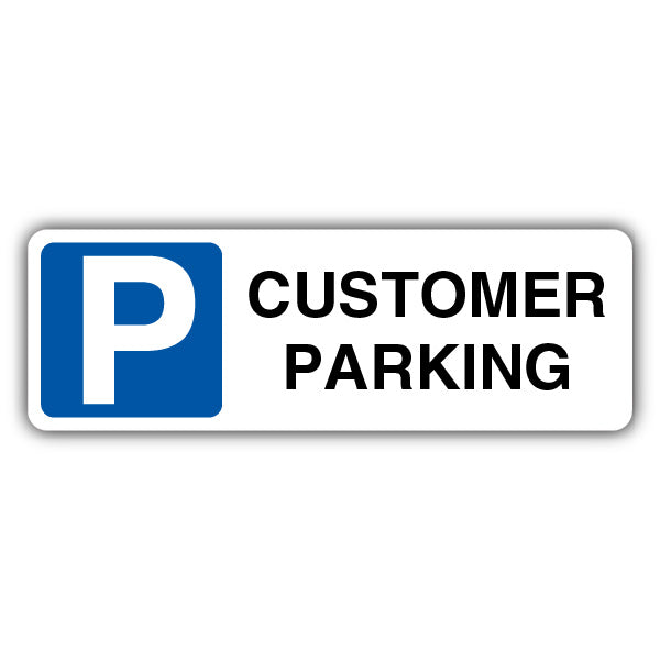 Customer Parking – Mandatory Blue Parking – Landscape