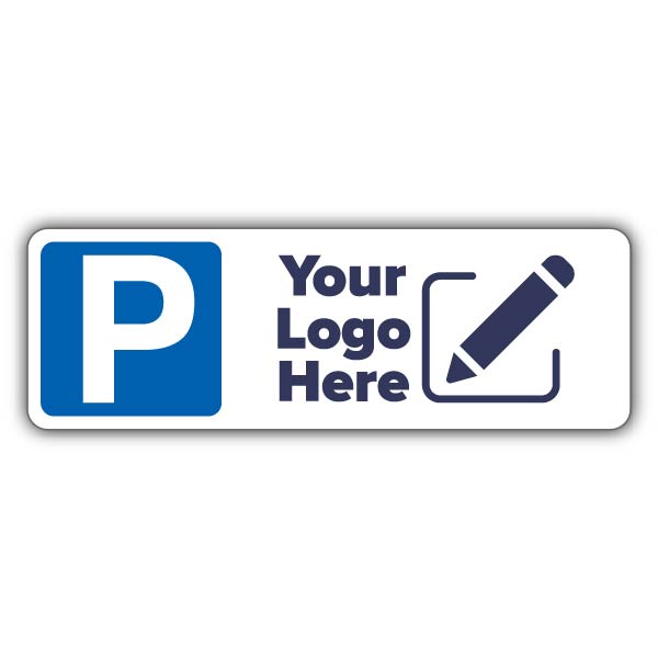 Parking Large Icon Landscape – Add Your Logo