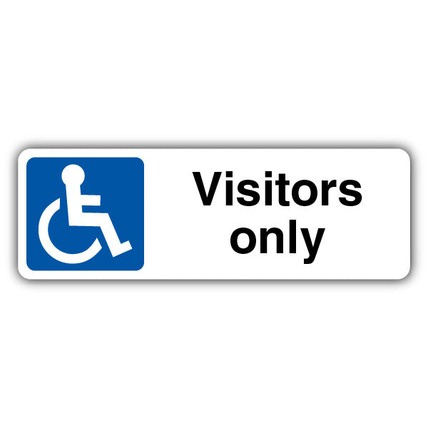 Visitors Only – Mandatory Disabled – Landscape