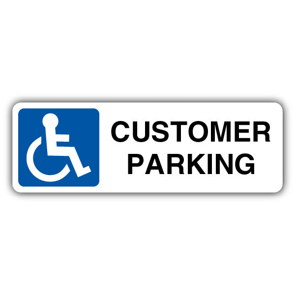 Customer Parking – Mandatory Disabled – Landscape