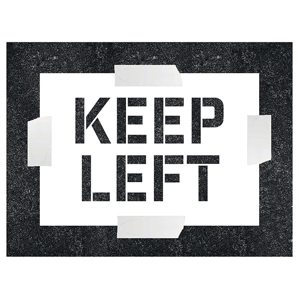 Keep Left – Stencil