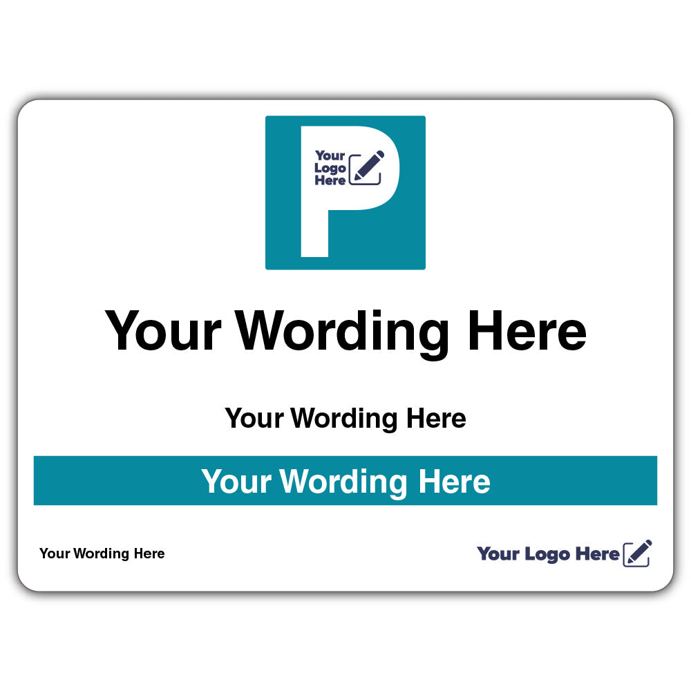 Car Park Entrance Custom – Standard Landscape – Your Wording Here