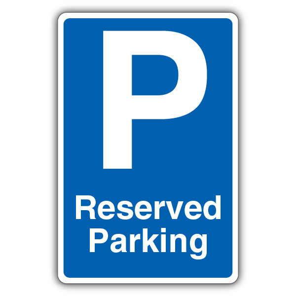 Reserved Parking – Blue Parking – Blue