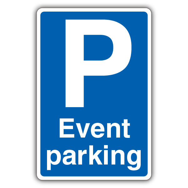 Event Parking – Mandatory Blue Parking – Blue