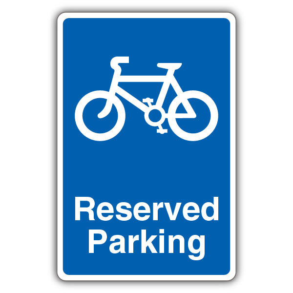 Reserved Parking – Mandatory Cycle Parking – Blue