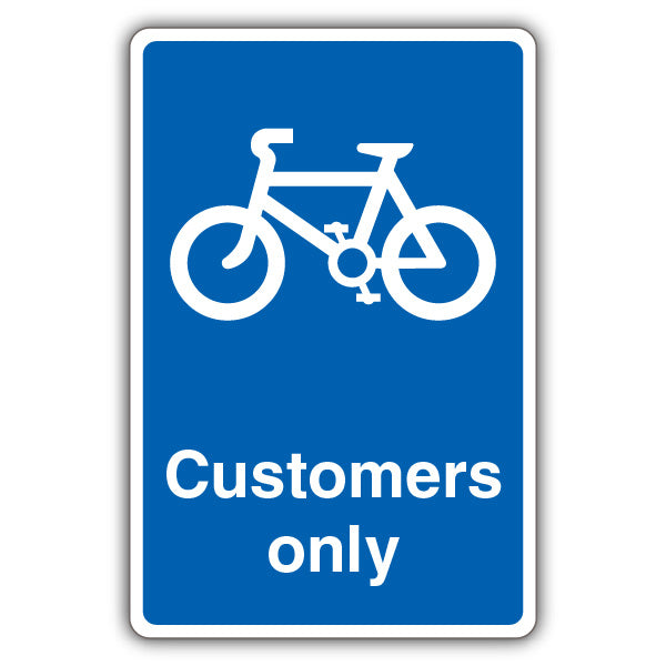 Customers Only – Mandatory Cycle Parking