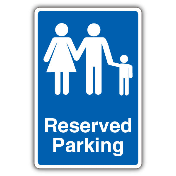 Reserved Parking – Family Parking – Blue