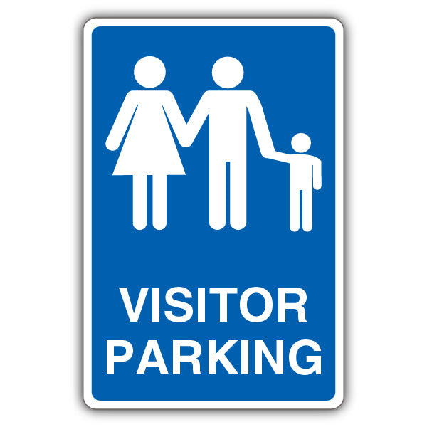 Visitor Parking – Mandatory Family Parking – Blue